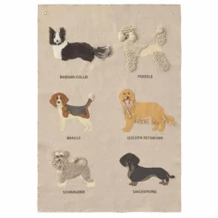 Enfant Lorena Canals Décoration Murale|Déco Murale Enfant|Tenture murale Chiens |