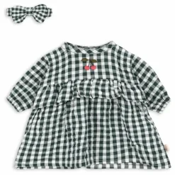 Best Konges Sløjd Tenue pour poupée Vichy | Vert foncé