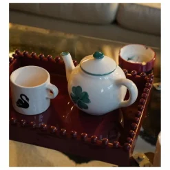 Online Anna + Nina Théière trèfle Shamrock | Vert