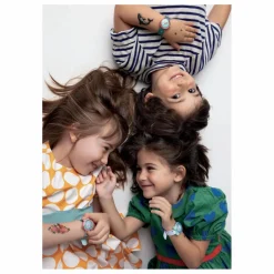 Djeco TICLOCK - Montre Super-héros | Bleu canard Clearance