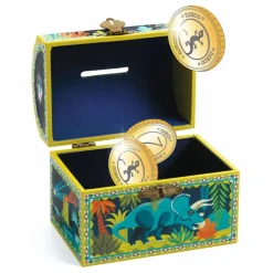 Djeco Tirelire Dinosaure Multicolore Hot