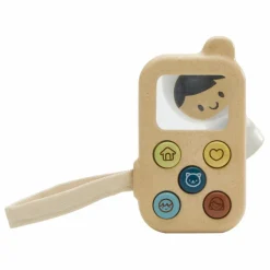 Plan Toys Téléphone Tendresse en bois Multicolore