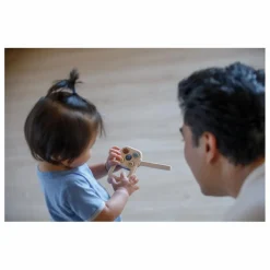 Plan Toys Téléphone Tendresse en bois Multicolore