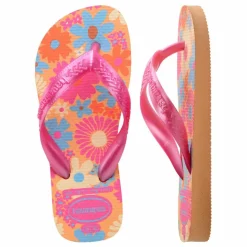 Havaianas Tongs Bébé Flores | Orange Sale