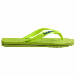 Femme Havaianas Tongs Brasil Logo Néon |