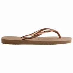Femme Havaianas Tongs Square Logo Metallic |