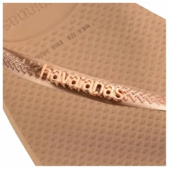 Femme Havaianas Tongs Square Logo Metallic |