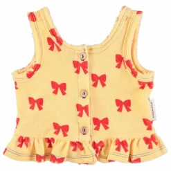 Piupiuchick Top Court Nœud Eponge Bio | Jaune Online