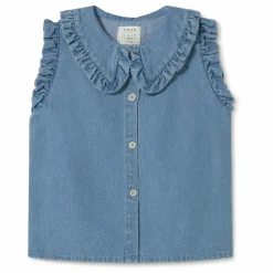 Coco au Lait Top Denim | Bleu