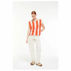 Femme Mapoésie Tee-Shirts, Polos|Top Maille Buren Marin |