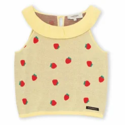 A Monday in Copenhagen Top Maille Daisy | Jaune