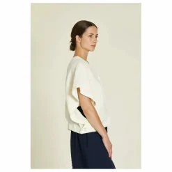 Femme Black Crane Top Origami Lin |