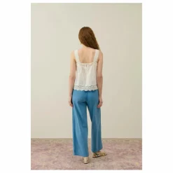 Louise Misha Top Paradine Coton Bio - Collection Femme | Blanc cassé Online