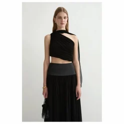 Discount Posse Top Solene | Noir