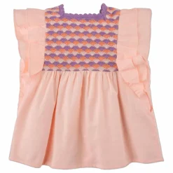 Gingersnaps Top Sylvia Volants | Rose pâle