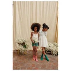 Discount Emile et Ida Top Tulipe Brodé | Ecru