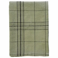 Madam Stoltz Torchon de cuisine à carreaux en coton |