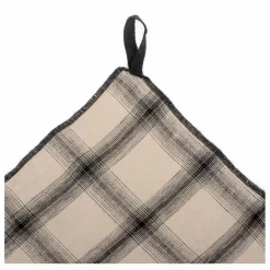 Le Monde Sauvage Torchon Highlands à carreaux en lin lavé | Beige rosé Clearance