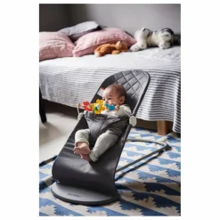 BabyBjörn Transat Bliss en coton matelassé | Gris anthracite Clearance