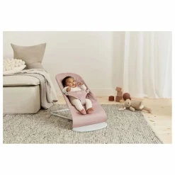 Sale BabyBjörn Transat Bliss en coton matelassé Pétale | Rose