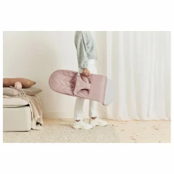 Sale BabyBjörn Transat Bliss en coton matelassé Pétale | Rose