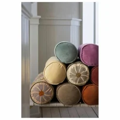 Madam Stoltz Traversin en velours | Lilas