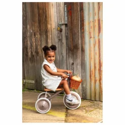 Online Banwood Tricycle en métal et bois | Beige