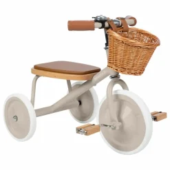 Online Banwood Tricycle en métal et bois | Beige