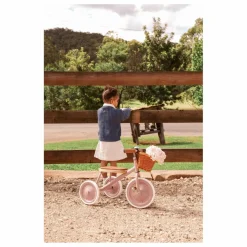 Banwood Tricycle en métal et bois | Vieux Rose Hot