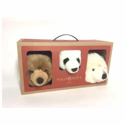Enfant Wild & Soft Trophées Ours - Set de 3