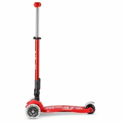 Hot Micro Trottinette Maxi Deluxe Pliable LED | Rouge