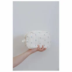 Femme Soft Spot Accessoires|Trousse de maquillage Periwinkle en coton bio |