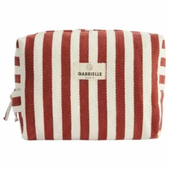 Homme/Femme Gabrielle Paris Trousse de toilette à rayures |