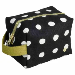 Homme/Femme La cerise sur le gâteau Voyage, Outdoor|Soins, Wellness|Trousse de toilette Cube à pois en coton bio Mia |