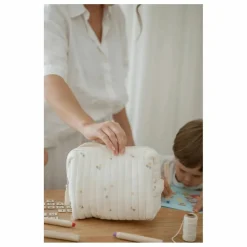 Soft Spot Trousse de toilette Daisies en coton bio | Ecru Outlet