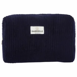 Homme/Femme Gabrielle Paris Trousse de toilette en velours côtelé |