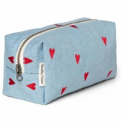 Studio Noos Trousse de toilette Hearts | Denim Hot