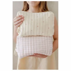 Enfant Soft Spot Trousses De Toilette|Soins Bébé Et La Beauté|Trousse de toilette Ribbon en coton bio |