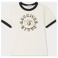 Bonpoint T-shirt Akiva Coton Bio | Ivoire