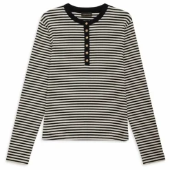 Anine Bing T-shirt Alessia Rayures | Noir