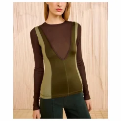 Online Ulla Johnson T-shirt Annete | Vert kaki