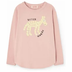 The Animals Observatory T-shirt Anteater Coton Bio | Rose pâle Discount