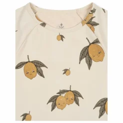 Konges Sløjd T-Shirt Anti-UV Aster Citron Fibres Recyclées | Ecru New