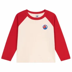 Hot Petit Bateau T-Shirt Barko Coton Bio | Rouge