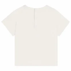 Petit Bateau T-Shirt Barlay Cœur Coton Bio | Blanc Clearance