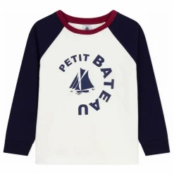 Enfant Petit Bateau T-shirt Baseball Coton Bio |