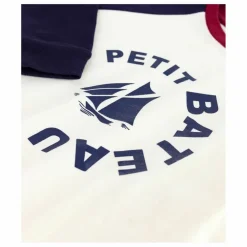 Enfant Petit Bateau T-shirt Baseball Coton Bio |