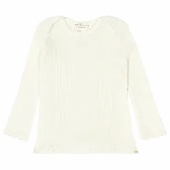 Hot Minimalisma T-shirt Belfast Soie et Coton | Blanc cassé