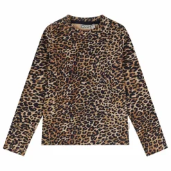 Tumble N'Dry T-shirt Belle Léopard Coton Bio | Marron Discount