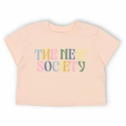 Outlet the new society T-Shirt Boreal Baby | Rose pâle